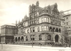 P.A.B. Widener mansion at Broad and Girard following conversion by Horace Trumbauer from home to library in 1899