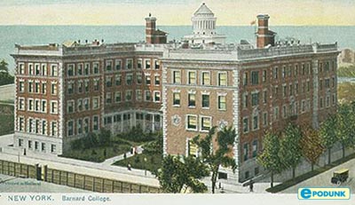 Barnard College postcard post card - Barnard College, New York, NY