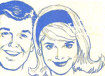 Teen Magazine Clip Art, 60s, Harry Volk Studio